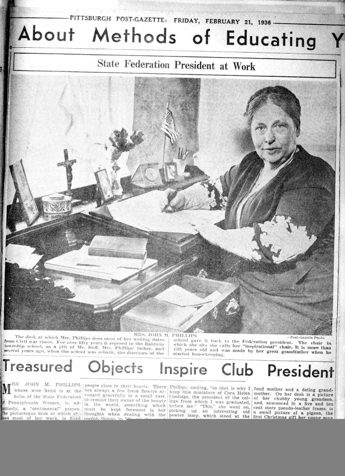 Harriet duff phillips federation news clip 1936.jpg