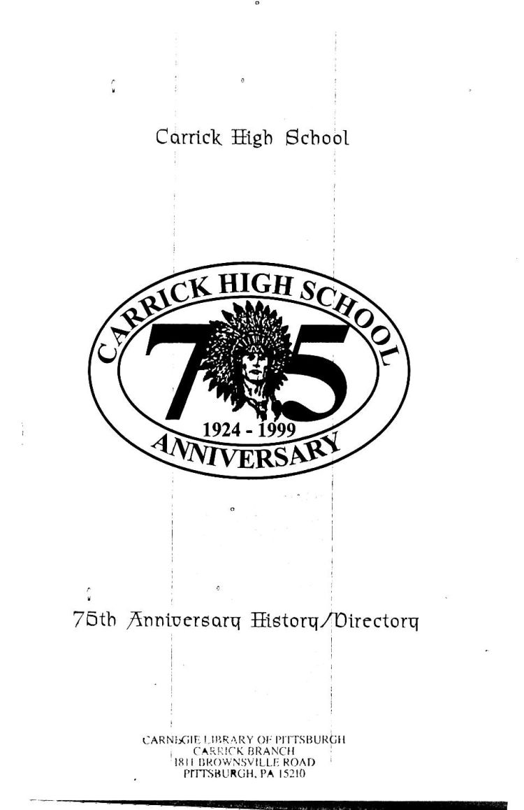 Carrick High School Anniversary 1924-1999.jpg