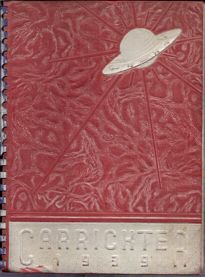 Carrick 1939 yearbook cover.jpg