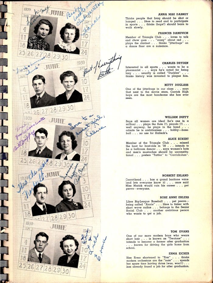 Carrick 1939 yearbook page 67.jpg