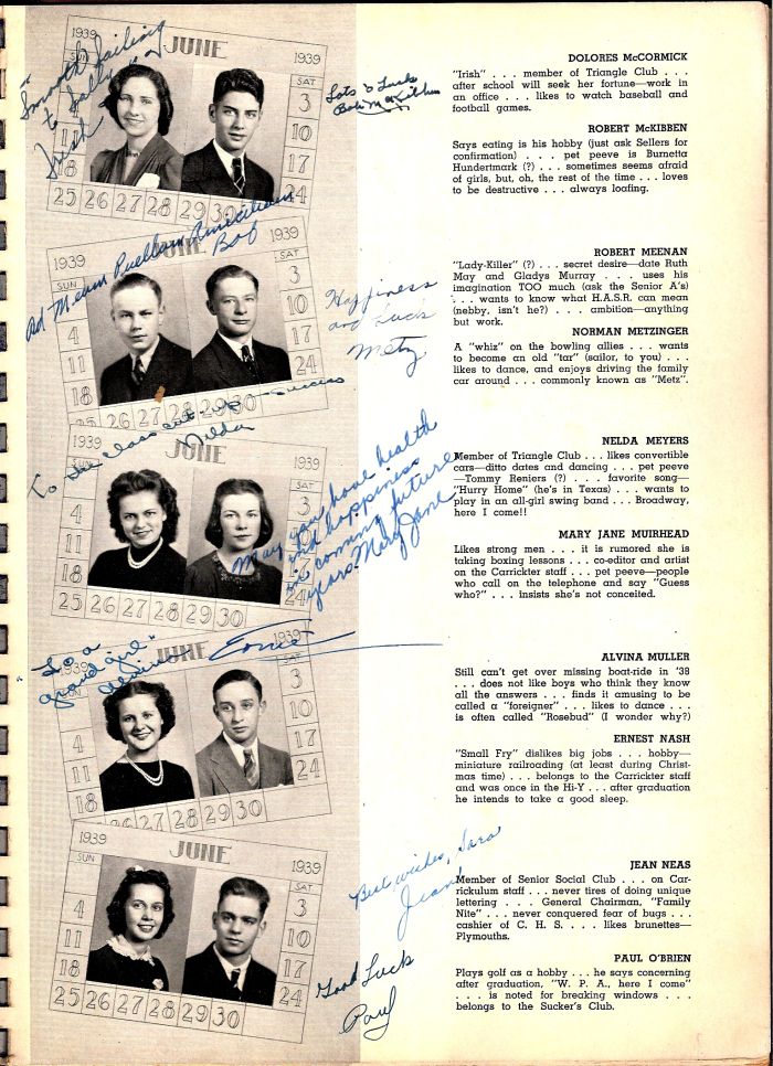 Carrick 1939 yearbook page 73.jpg
