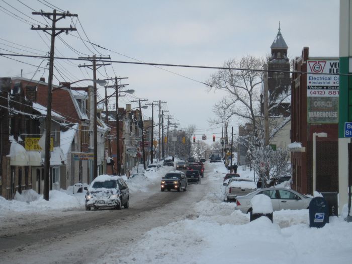 February 2010-Brownsville Road at Agnew Avenue.jpg