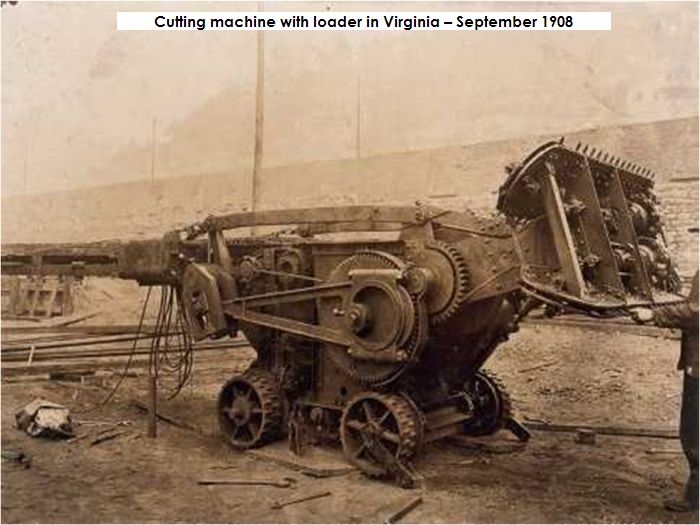 Mine photo Cutting machine with loader in Virginia – Septembe 1908.jpg