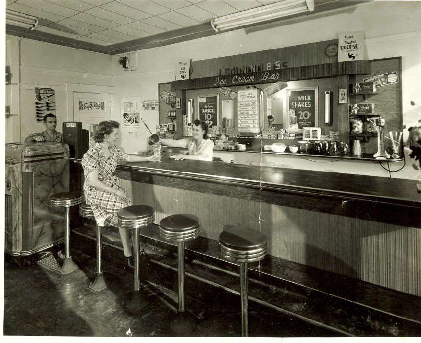 Johnny's Ice Cream bar 1945.jpg