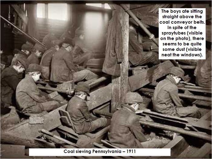 Mine photo Coal sieving Pennsylvania – 1911.jpg