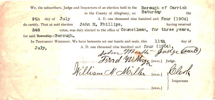 John M. Phillips Borough Councilman 1904.jpg