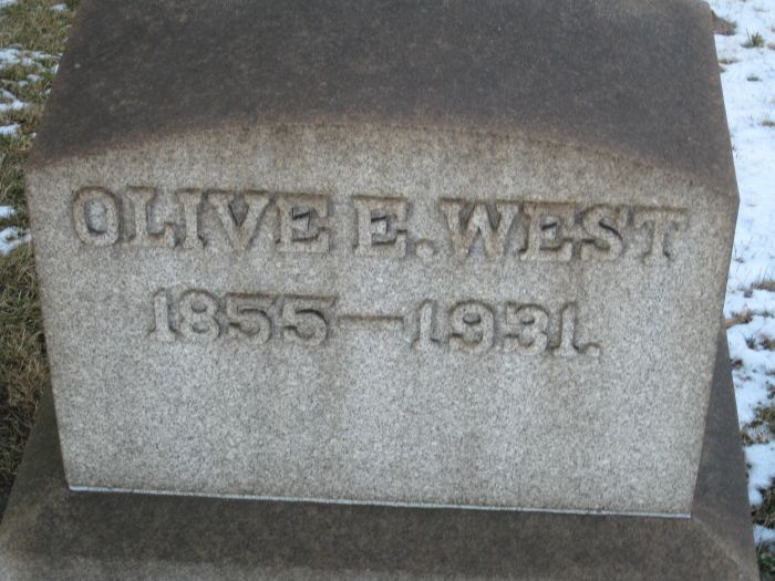 Headstone Olive E. West.jpg