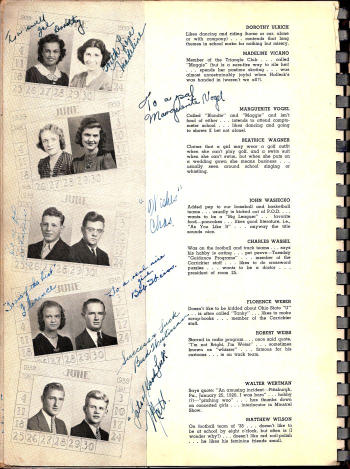 Carrick 1939 yearbook page 78.jpg