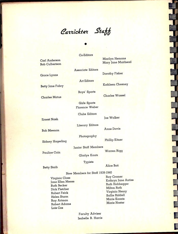 Carrick 1939 yearbook page 20.jpg